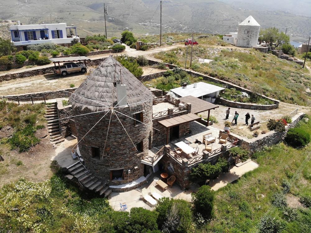 The Stone Windmill Villa Koundouros Bagian luar foto