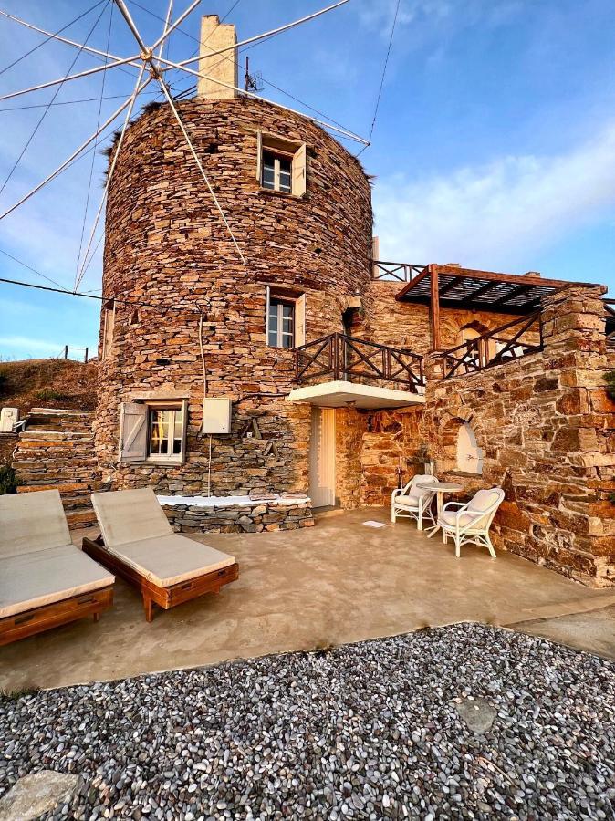 The Stone Windmill Villa Koundouros Bagian luar foto