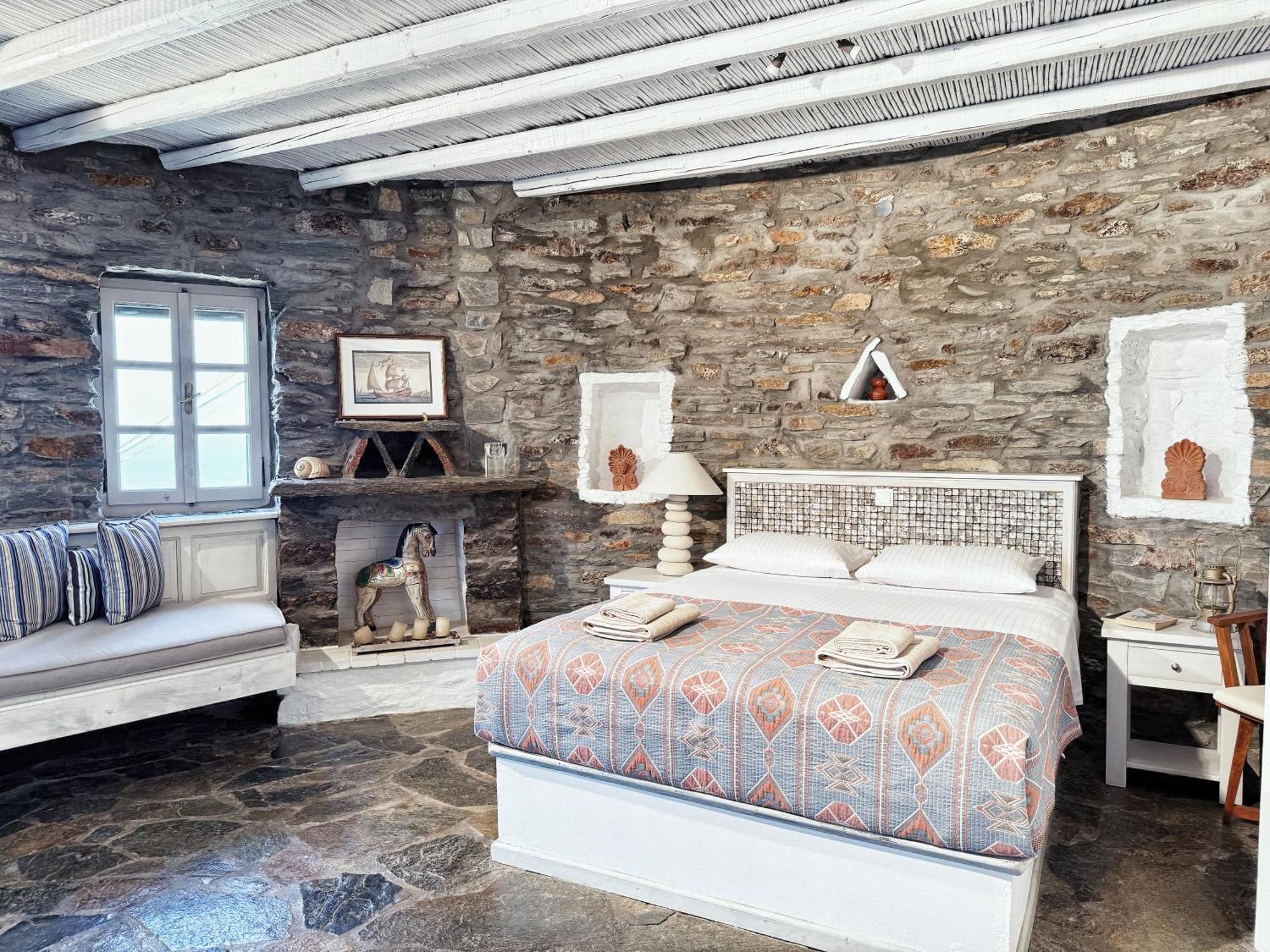 The Stone Windmill Villa Koundouros Bagian luar foto