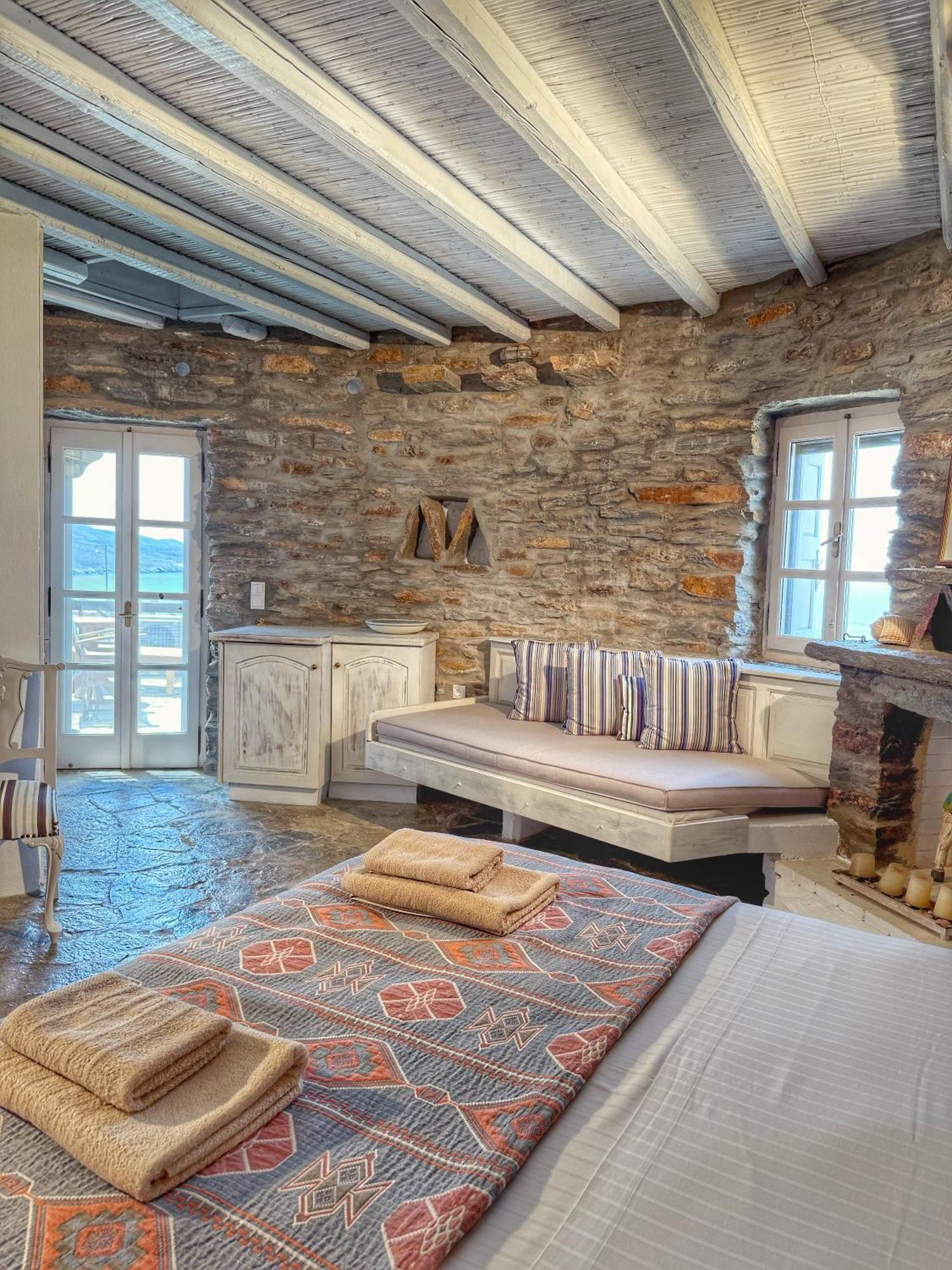 The Stone Windmill Villa Koundouros Bagian luar foto