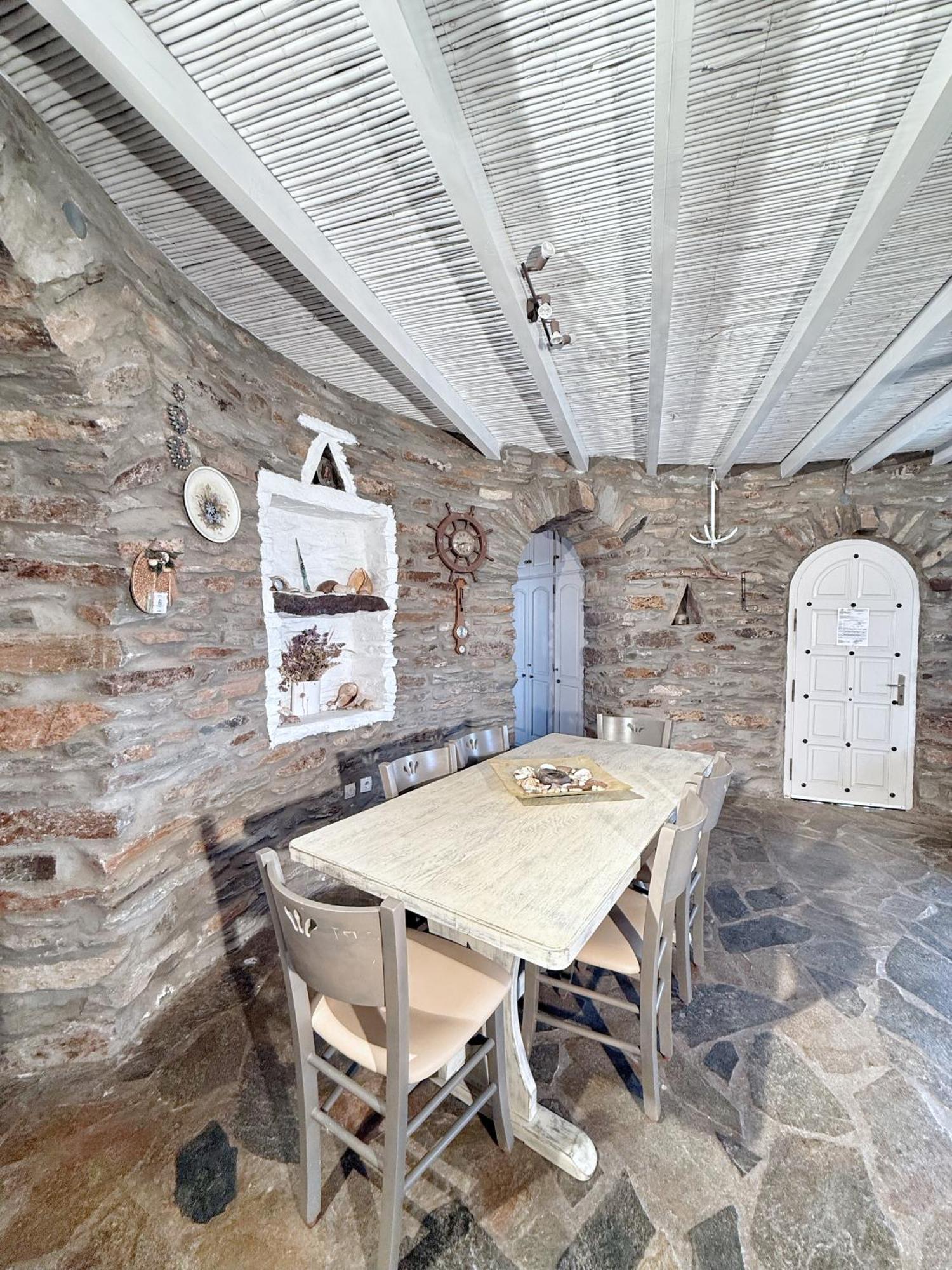 The Stone Windmill Villa Koundouros Bagian luar foto