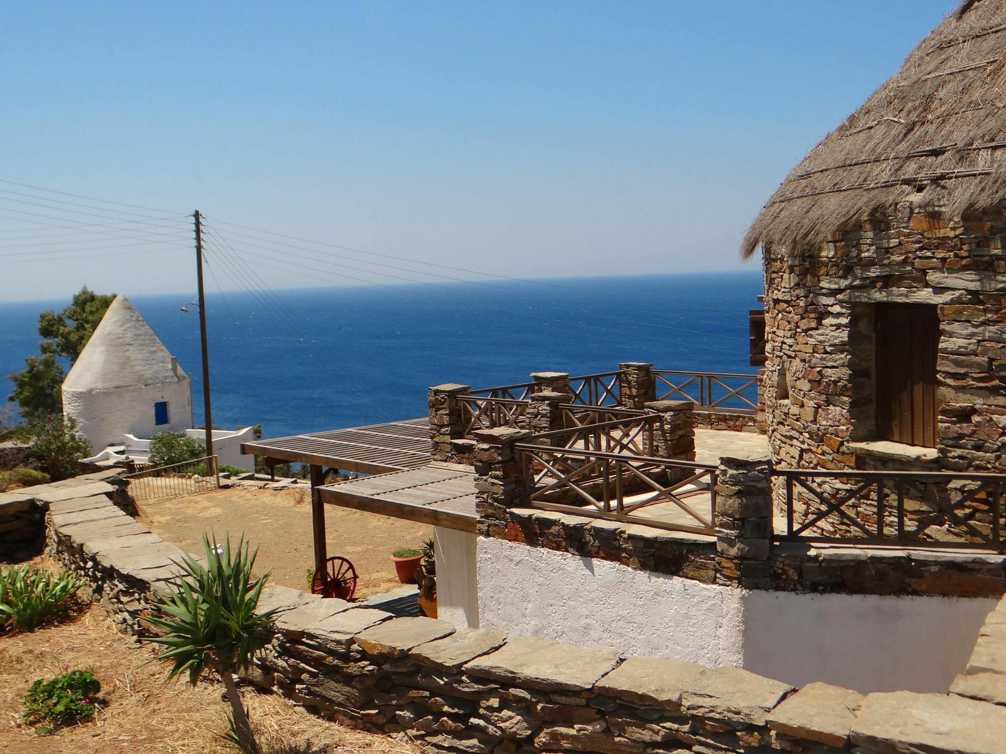 The Stone Windmill Villa Koundouros Bagian luar foto