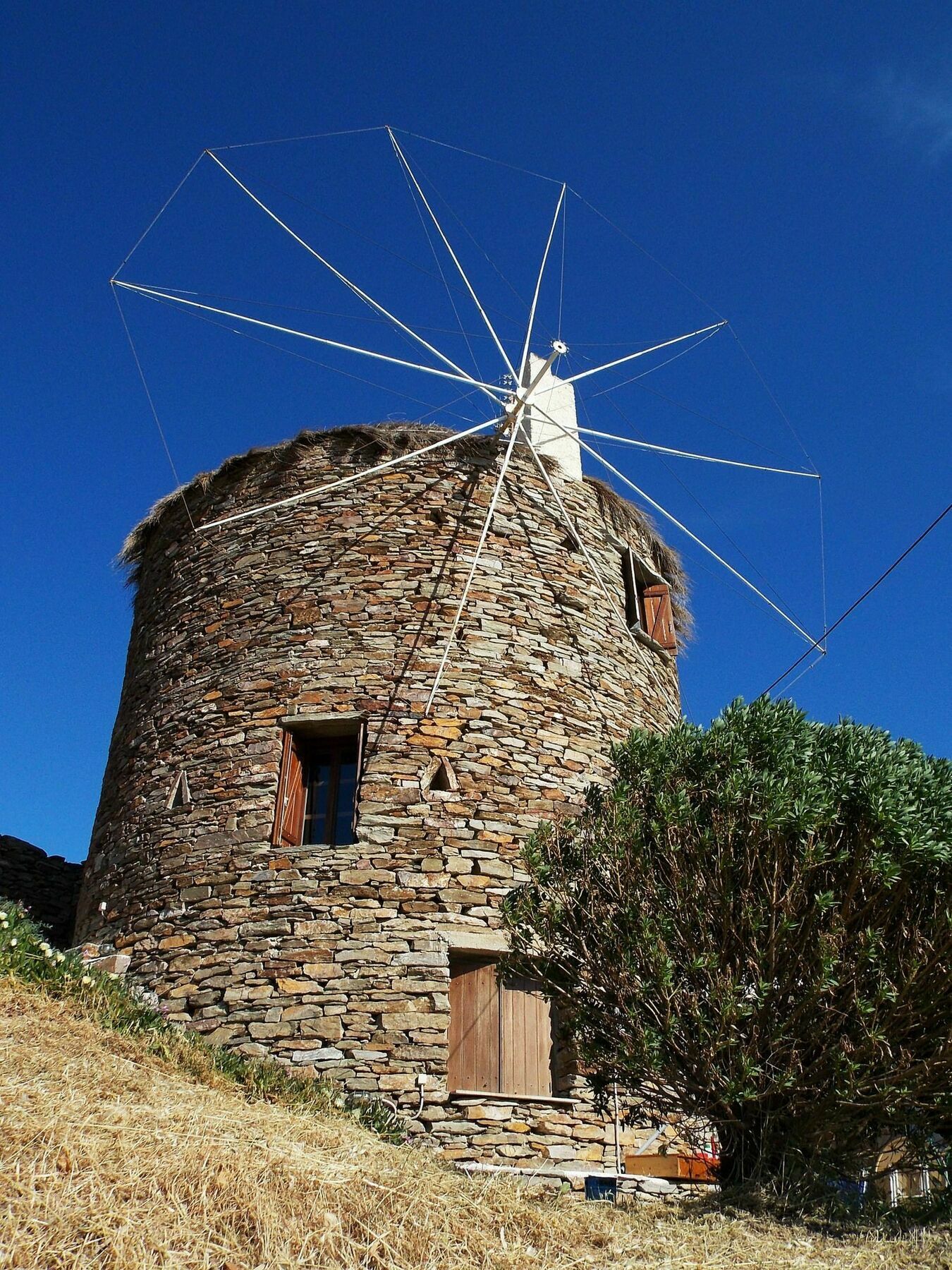 The Stone Windmill Villa Koundouros Bagian luar foto